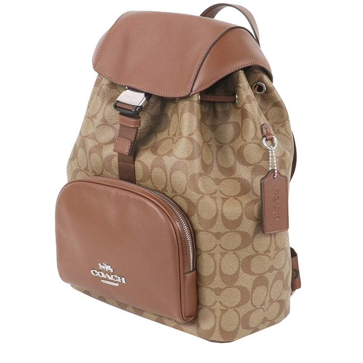 Buy Coach Pace Large Backpack Bag In Signature Canvas Khaki/ Saddle CT810 Online in Singapore