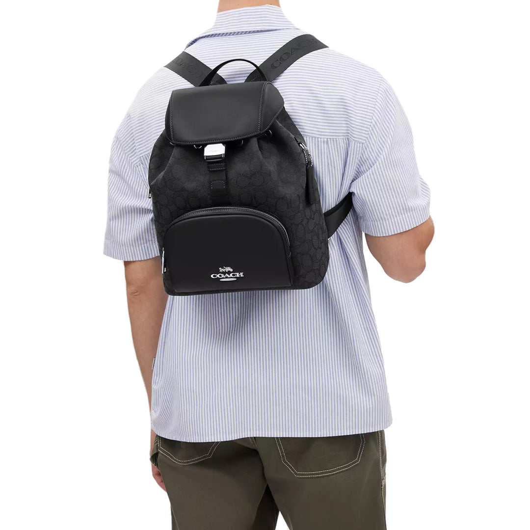 Buy Coach Pace Large Backpack Bag In Signature Jacquard in