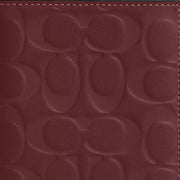 Buy Coach Passport Case In Signature Leather in Wine Multi CJ742 Online in Singapore | PinkOrchard.com
