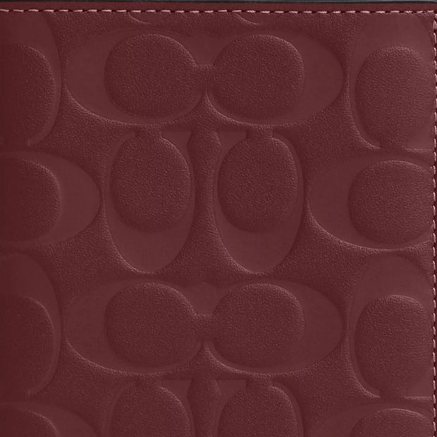 Buy Coach Passport Case In Signature Leather in Wine Multi CJ742 Online in Singapore | PinkOrchard.com