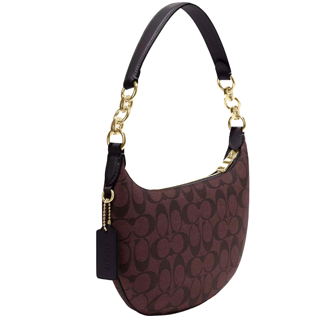Buy Coach Payton Hobo Bag In Signature Canvas in Oxblood Multi