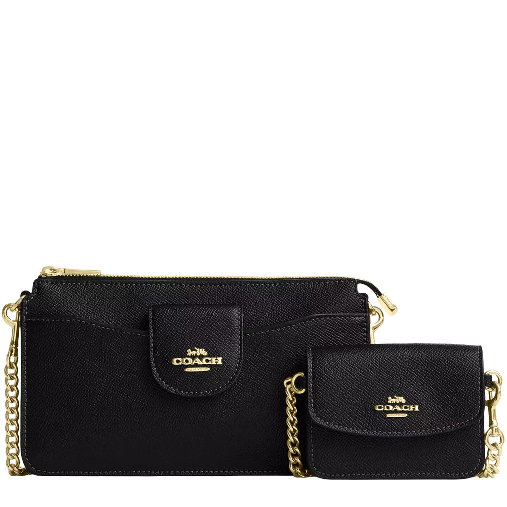 Coach Poppy Crossbody Bag - Black CCK65 | Designer Bags Sale