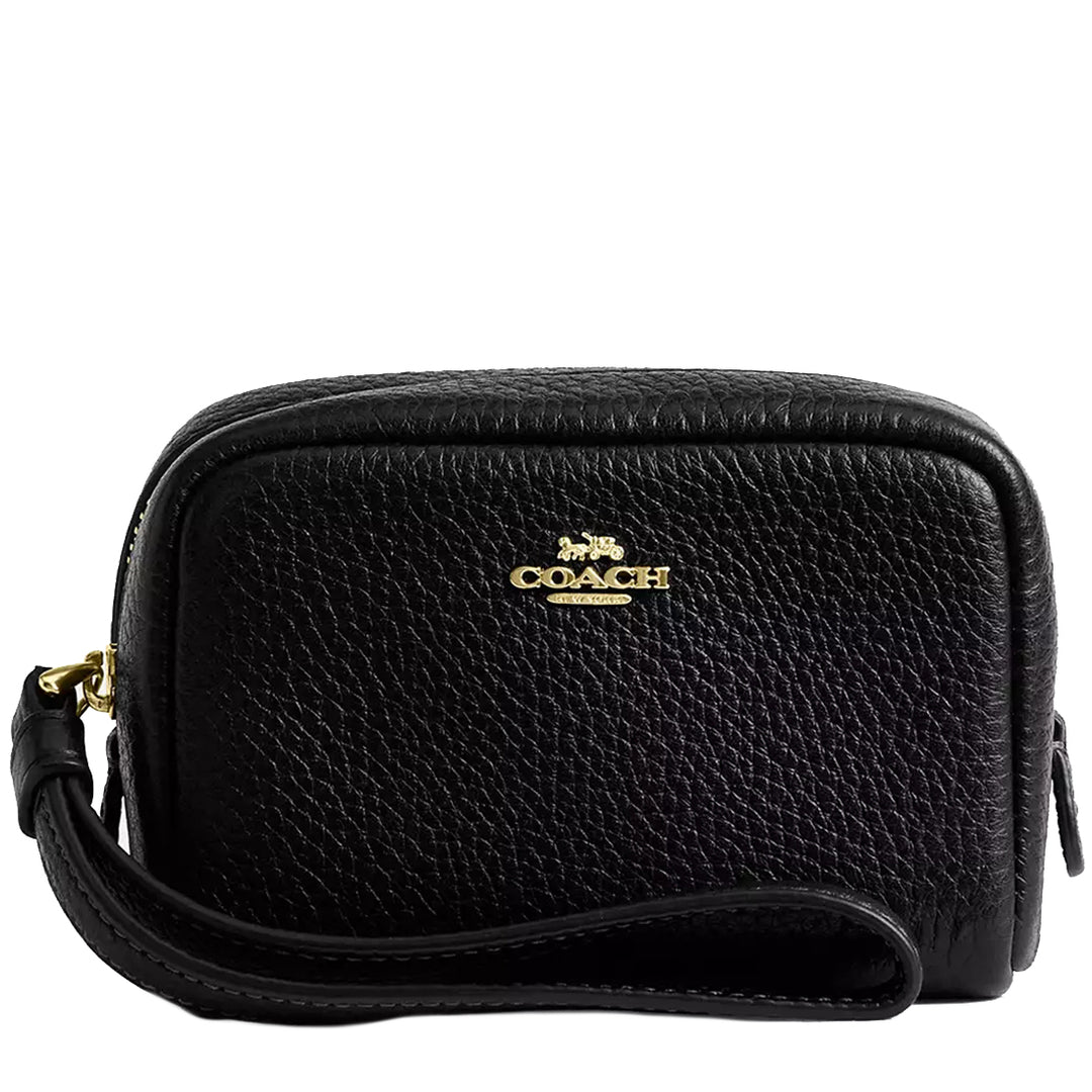 Buy Coach Pouch Wristlet in Black CW906 Online in Singapore