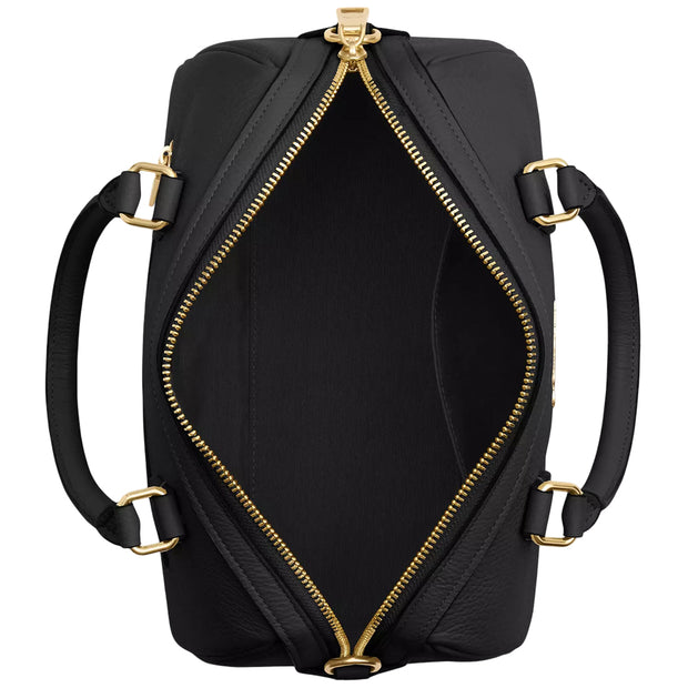 Interior View of Coach Rowan Satchel Bag - Black CV962