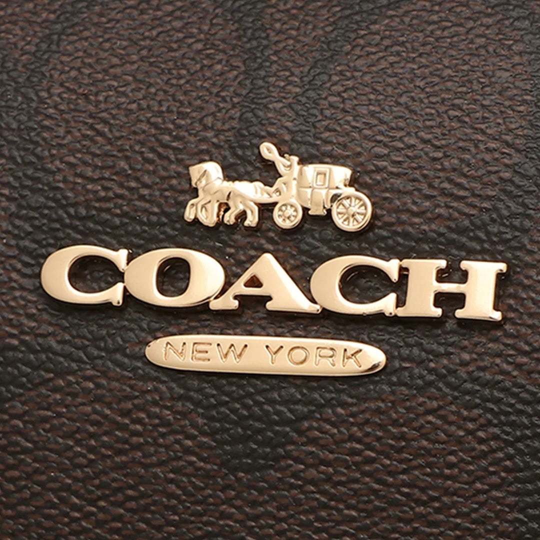 Buy Coach Rowan Satchel Bag In Signature Canvas in Brown Buy Coach Rowan Satchel Bag In Signature Canvas in Brown
