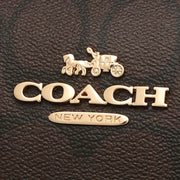 Buy Coach Rowan Satchel Bag In Signature Canvas in Brown/ 1941 Red CH280 Online in Singapore | PinkOrchard.com