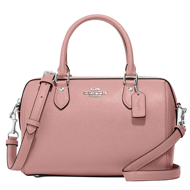 Rowan Pink Python Style Number Coach Rowan Satchel Bag In Light Pink CH282 – PinkOrchard.com