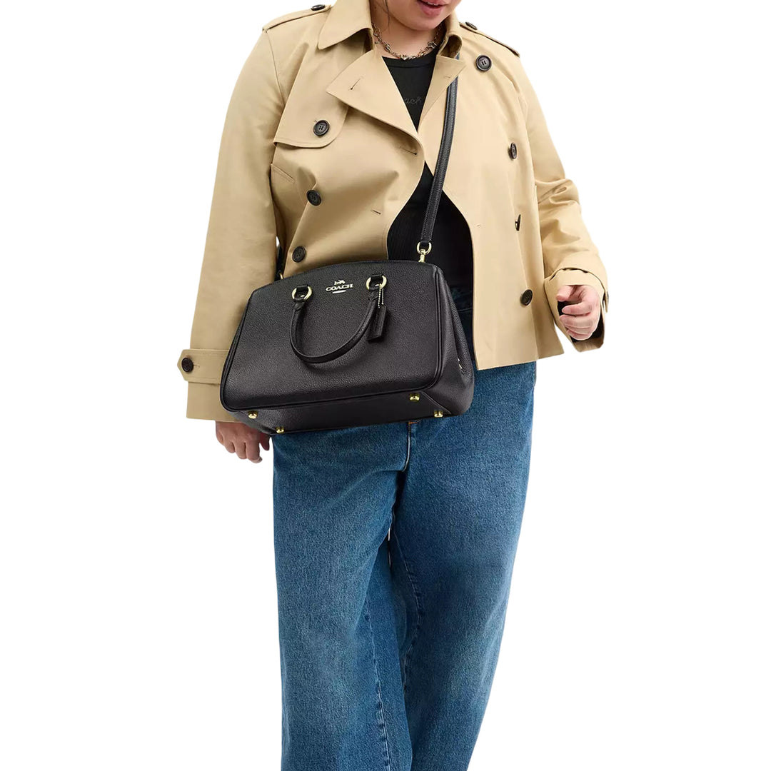 Coach Savannah Carryall Bag - Black CAL56 | Designer Bags On Sale
