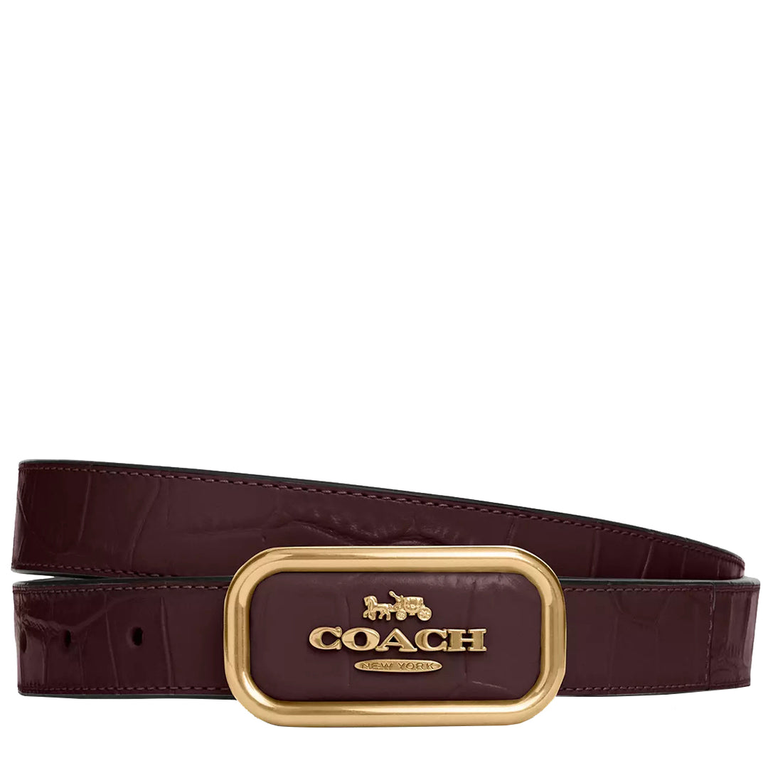 COACH Signature Buckle Cut To Size Morgan Belt, 25 Mm CR913 QBCFL COACH CR913 Signature Buckle Cut To Size Morgan Belt 25mm 女  main image 3