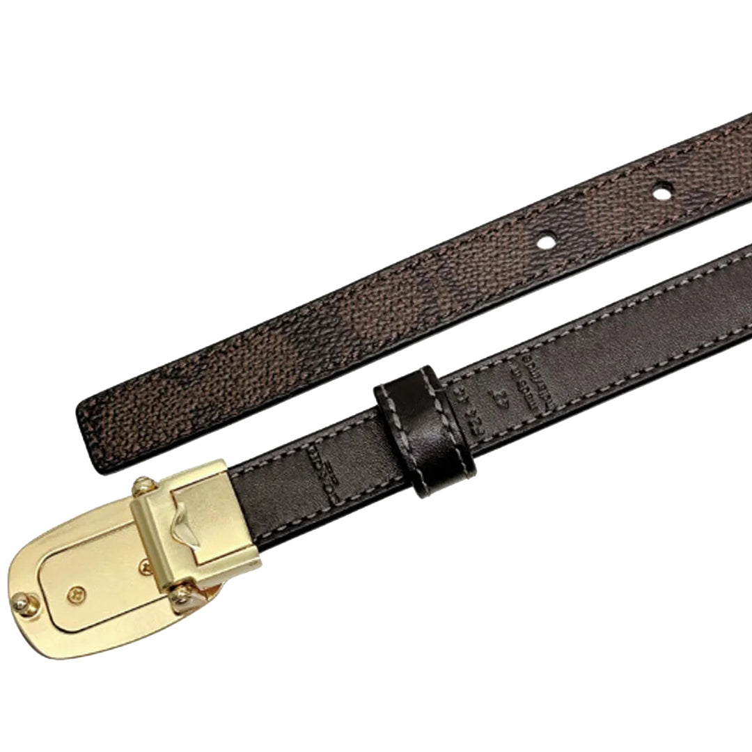 Buy Coach Signature Buckle Cut To Size Reversible Eliza Belt  display picture 3