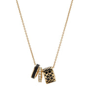 Buy Coach Signature Enamel Necklace in Gold/ Black C9446 Online in Singapore | PinkOrchard.com