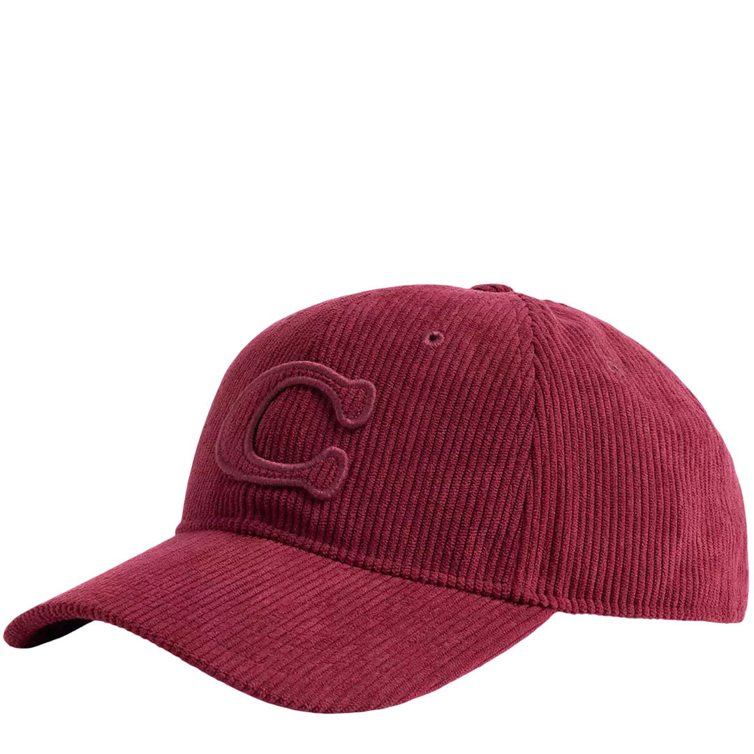 Coach Pink Corduroy Baseball Cap COACH SCULPTED BASEBALL UNISEX - Cap - dark wine/mauve - Zalando main image 4