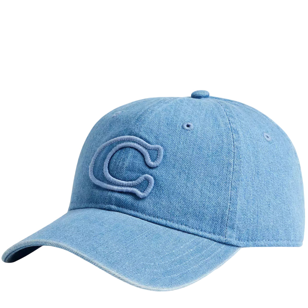 Coach ネイビー Cロゴキャップ 美品 Coach Signature Patch Baseball Hat CCN89 | Designer Accessories