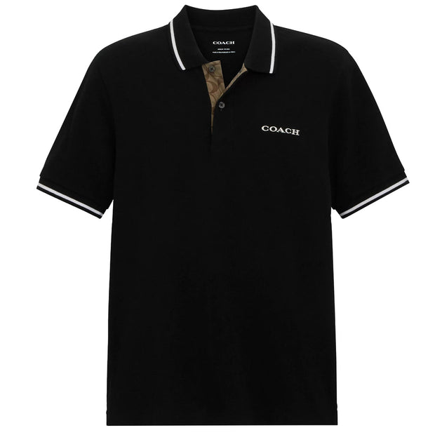 Buy Coach Signature Polo T-Shirt in Black CO817 Online in Singapore | PinkOrchard.com