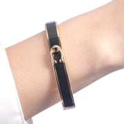 Buy Coach Signature Push Hinged Bangle Bracelet in Gold/ Black F67480 Online in Singapore | PinkOrchard.com