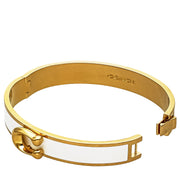 Buy Coach Signature Push Hinged Bangle Bracelet in Gold/ Chalk F67480 Online in Singapore | PinkOrchard.com