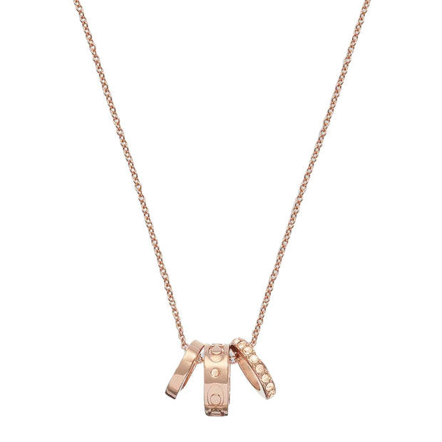 Buy Coach Signature Rondell Necklace in Rose Gold CI902 Online in Singapore | PinkOrchard.com