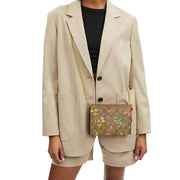 Buy Coach Slim Crossbody Bag In Signature Canvas With Floral Print in Khaki Multi CR240 Online in Singapore | PinkOrchard.com