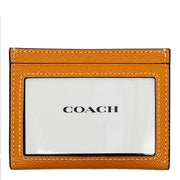 Coach Slim Id Card Case in Bright Mandarin CH145