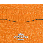 Coach Slim Id Card Case in Bright Mandarin CH145