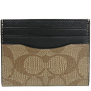 Coach Slim Id Card Case In Signature Canvas in Tan 58110