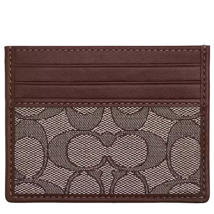 Buy Coach Slim Id Card Case In Signature Jacquard in Oak/ Maple CU117 Online in Singapore | PinkOrchard.com