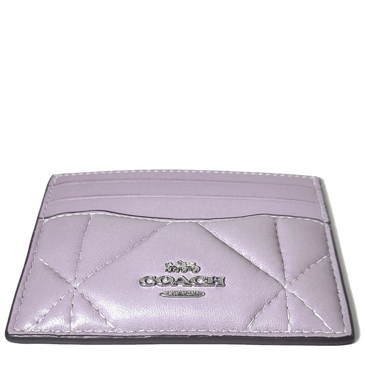 [READY STOCK] COACH Slim ID Card Case With Puffy Diamond Quilting