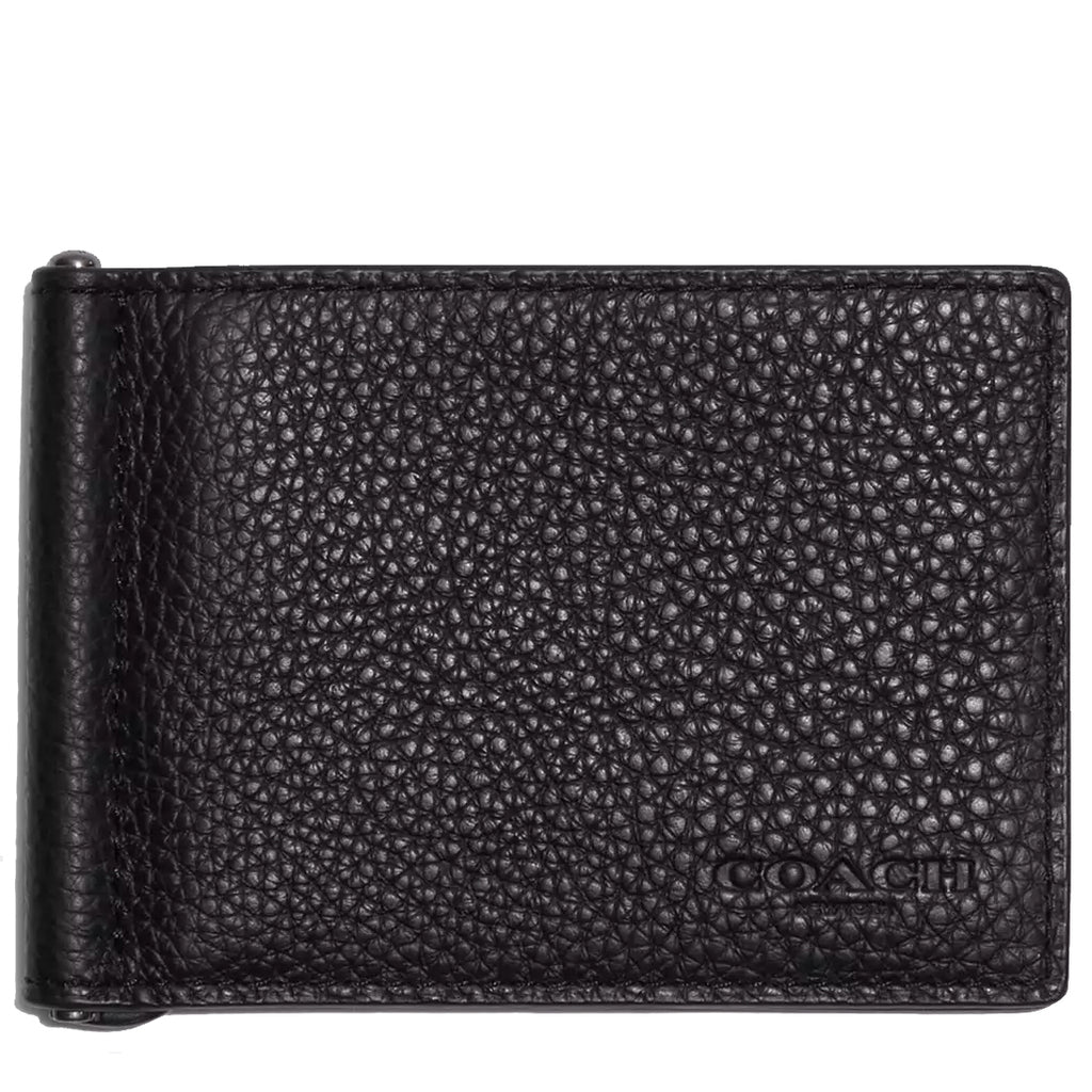 Buy Coach Slim Money Clip Billfold Wallet In Black CH090 Online in