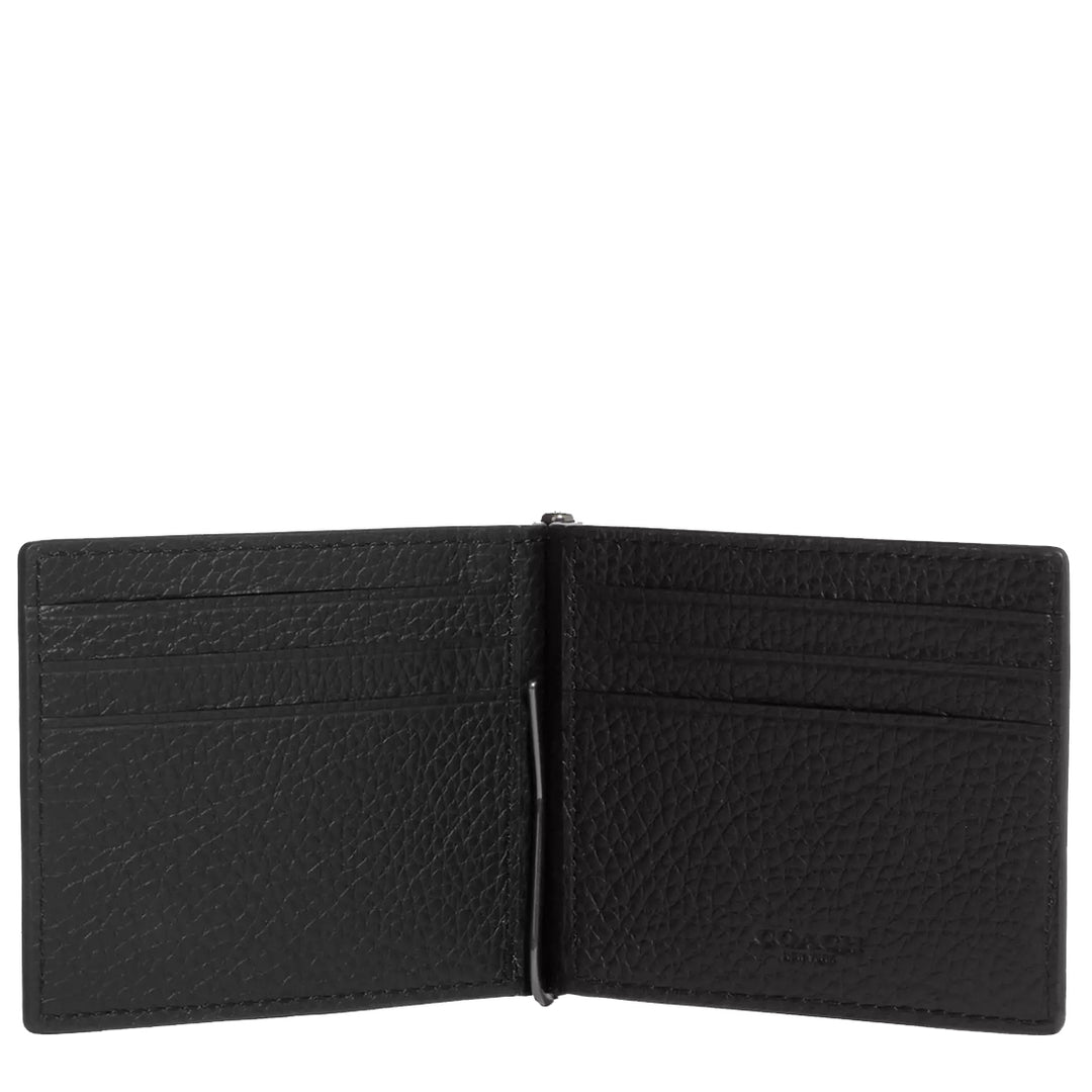 Buy Coach Slim Money Clip Billfold Wallet In Black CH090