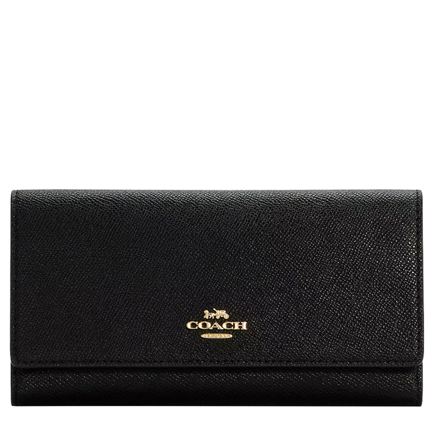 Buy Coach Slim Trifold Wallet in Black C5578 Online in Singapore | PinkOrchard.com