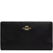 Buy Coach Slim Zip Wallet in Black C8329 Online in Singapore | PinkOrchard.com
