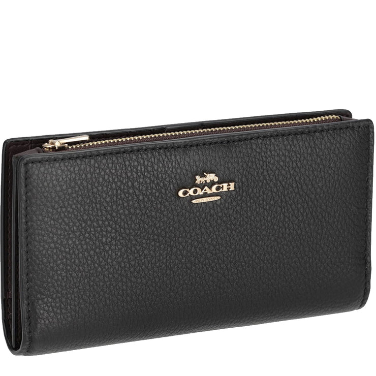 Buy Coach Slim Zip Wallet in Black C8329 Online in Singapore | PinkOrchard.com