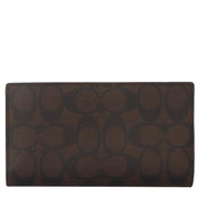 Buy Coach Slim Zip Wallet In Signature Canvas in Brown/ Black C8714  Online in Singapore | PinkOrchard.com