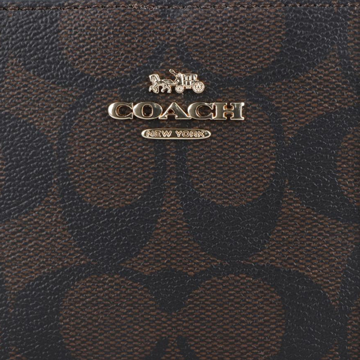 Coach sales wallet zipper