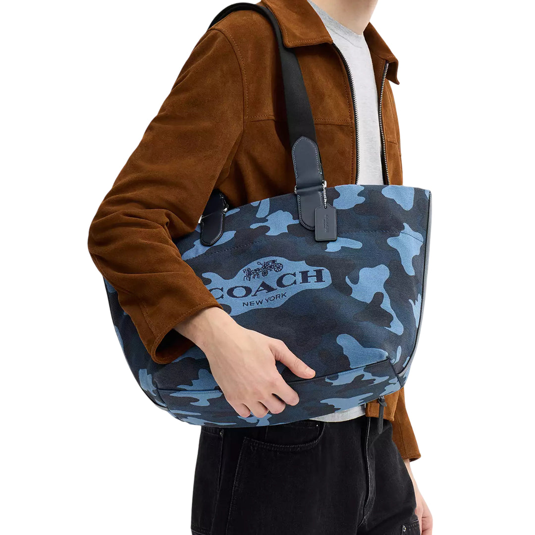 Coach Small Tour Tote Bag With Camo Print CDQ74 | Designer Bags