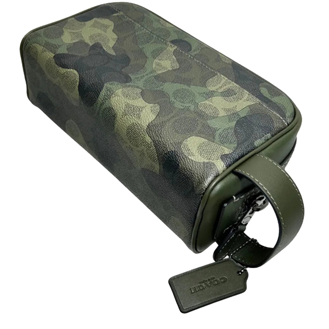Buy Coach Small Travel Kit In Signature Camo Print in Dark