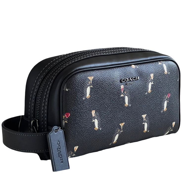 coach makeup travel bag Coach Small Travel Kit Bag With Penguin Print