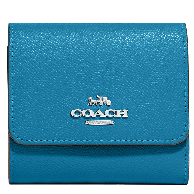 Buy Coach Small Trifold Wallet in Electric Blue CF427 Online in Singapore | PinkOrchard.com