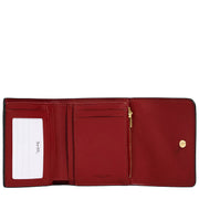 Buy Coach Small Trifold Wallet In Blocked Signature Canvas In Brown/ 1941 Red CE930 Online in Singapore | PinkOrchard.com