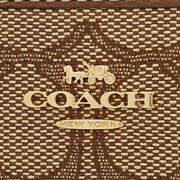 Buy Coach Small Zip Around Wallet In Signature Jacquard in Khaki/ Saddle Multi CH389 Online in Singapore | PinkOrchard.com