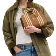 Model Carrying Coach Smith Tote Bag 24- Honey Brown Multi CBG91