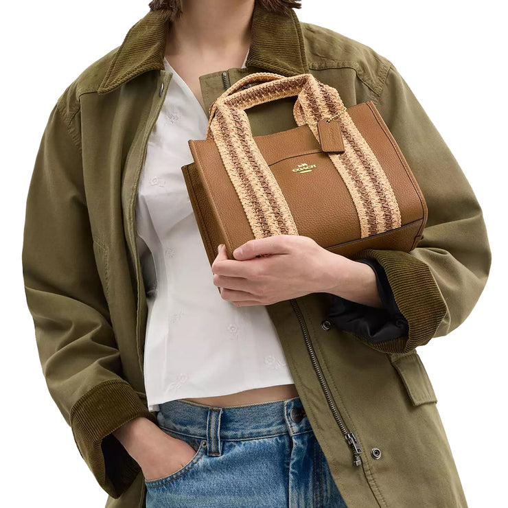 Model Carrying Coach Smith Tote Bag 24- Honey Brown Multi CBG91