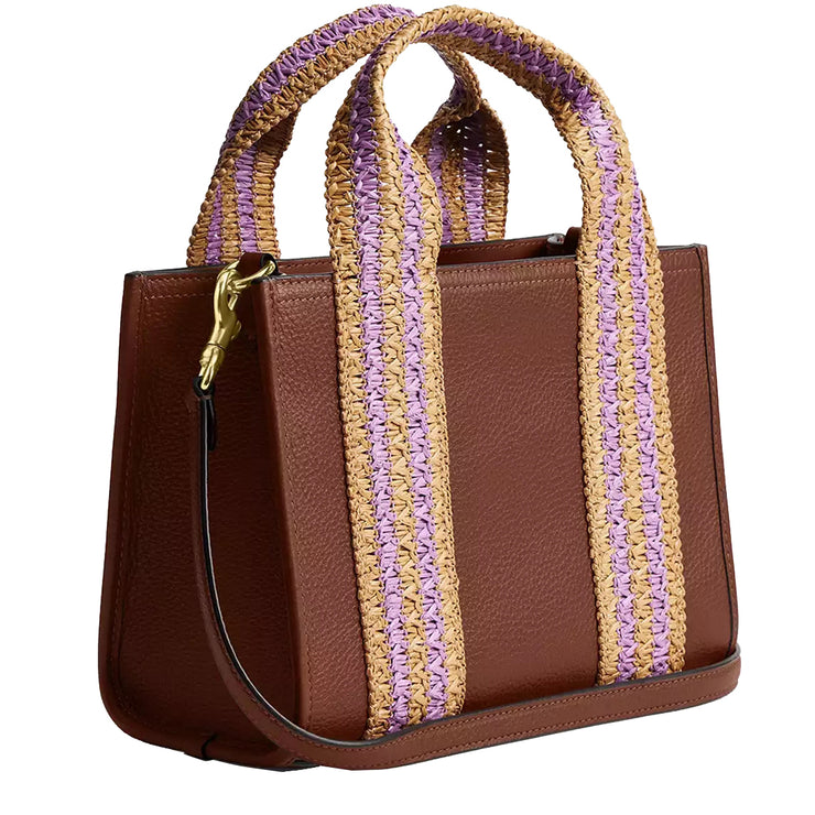 Back View of Coach Smith Tote Bag 24- Redwood Multi CBG91
