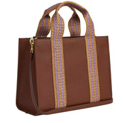Back View of Coach Smith Tote Bag - Redwood Multi CBG90