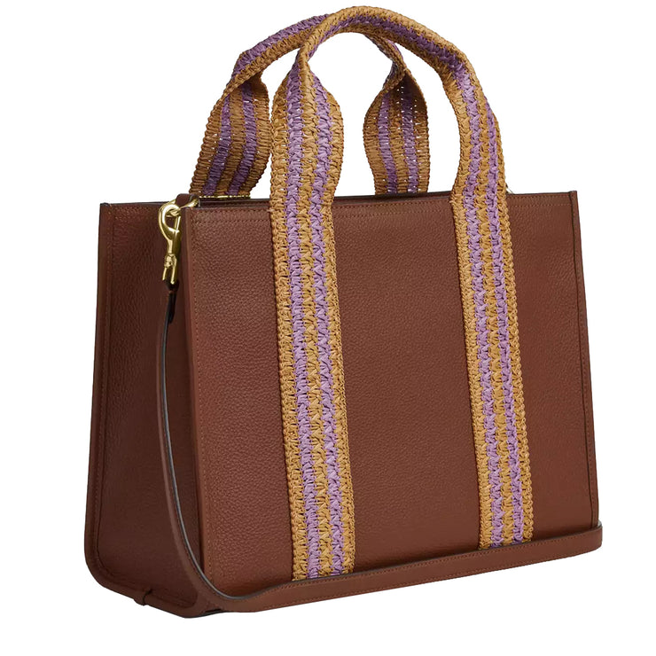Back View of Coach Smith Tote Bag - Redwood Multi CBG90