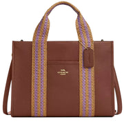 Front View of Coach Smith Tote Bag - Redwood Multi CBG90