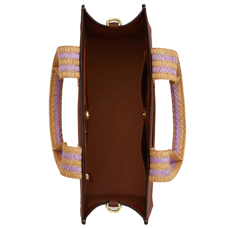 Interior View of Coach Smith Tote Bag - Redwood Multi CBG90