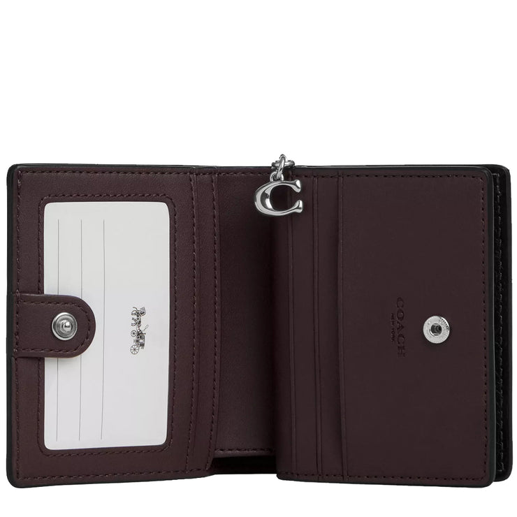 Interior View of Coach Snap Wallet - Black CBO77