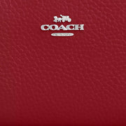 Closeup of Coach Snap Wallet - Dark Cardinal CBO77