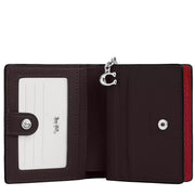 Interior View of Coach Snap Wallet - Dark Cardinal CBO77